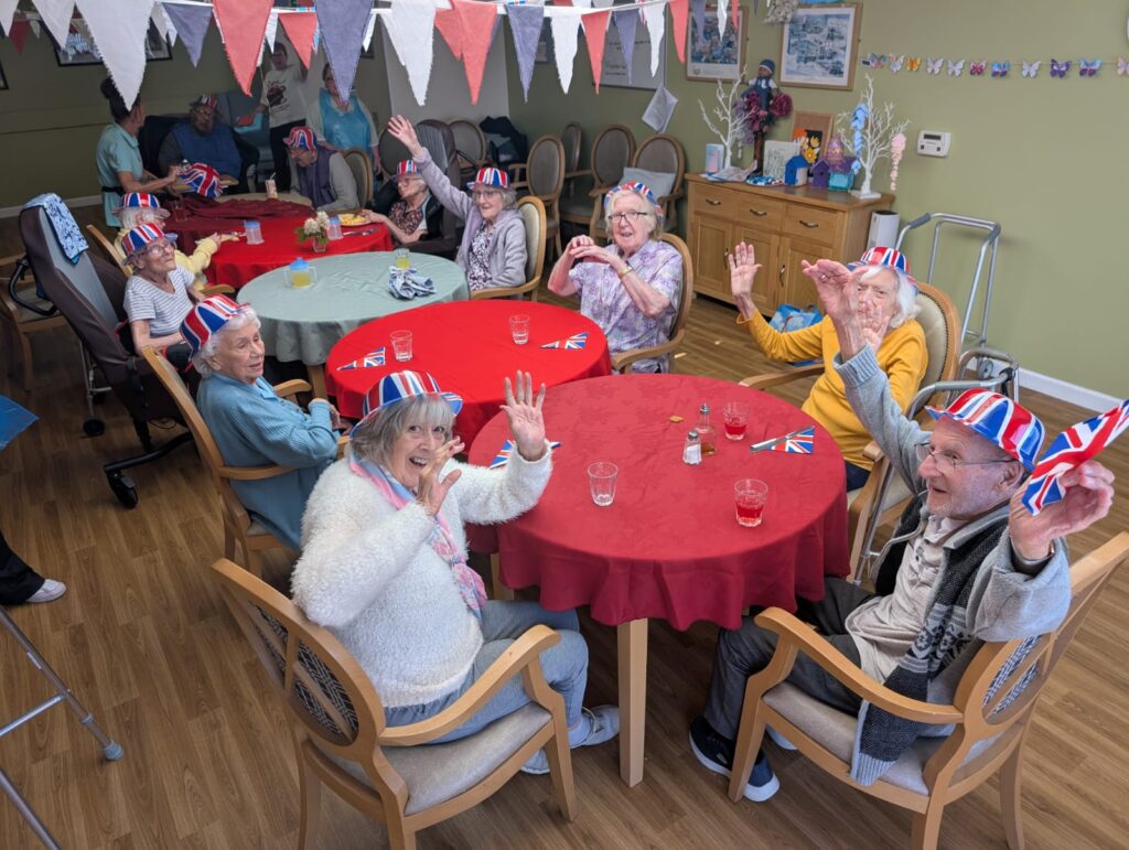 Reminiscent of a street party